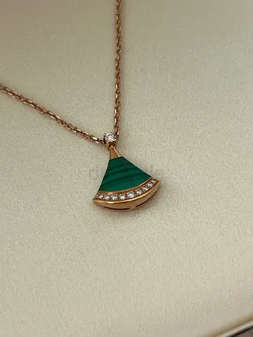 Bvlgari Diva Necklace + Ring + Earrings Diamond + Malachite Matching Set -50% brand new