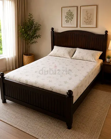 Pottery barn double bed with mattress