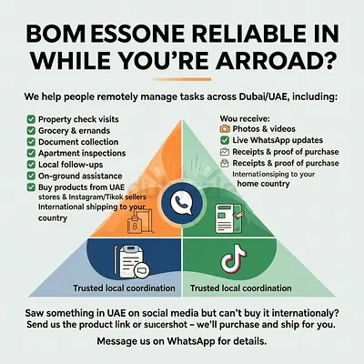 Need Someone Reliable in UAE While You’re Abroad?