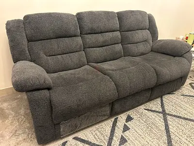 Grey 6-Seater Recliner Sofa Set from Danube Home in Excellent condition