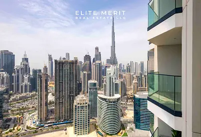 Burj Khalifa View | High Floor | Unfurnished | Brand New | Vacant