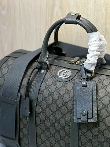 GUCCI Ophidia Medium $2750 Grey/Black GG