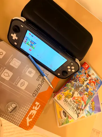 Nintendo Switch Lite with 2 Games, Case and Screen Protector