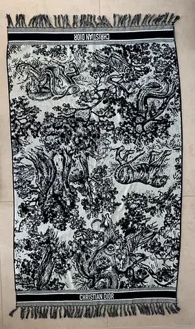 Set of two Christian Dior beach towels, new