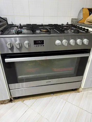 Stainless Steel Freestanding Gas Range with Oven - Good Condition