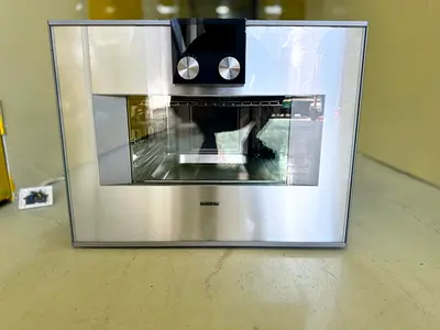 Gaggenau latest model series 400 steam oven model BS450110 built-in 60cm integrated by hyp