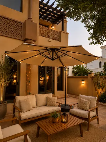 Large outdoor patio Umbrella Garden shade