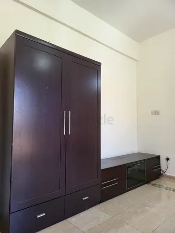Bedroom set 2 door Wardrobe with Matching TV entertainment Cabnet(Storage Racks Drawers Hanging bar)