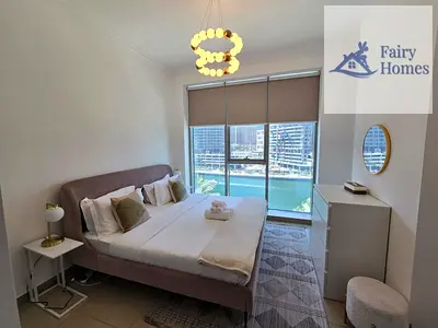 Full Canal 1BR | Fairview Residency | Canal & Burj View