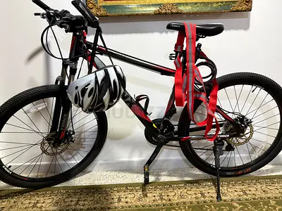Bicycle+ Safety reflector+ Helmet+ Bicycle lock