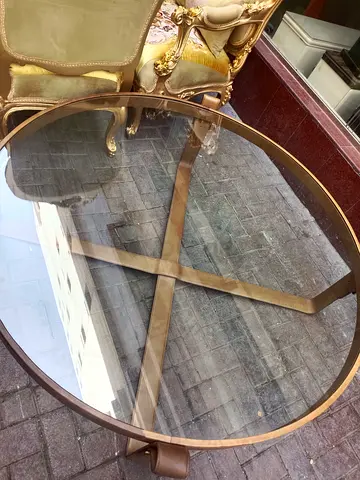 Big Glass adnet table sale 150cm size
