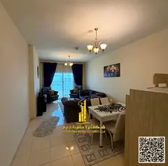 ✨ Luxury apartment for monthly rent, one bedroom and a hall with an open view, fully furnished wit
