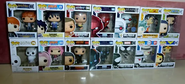 Collection of 14 Funko Pop! Vinyl Figures - Anime  Gaming Mix (Good Condition)
