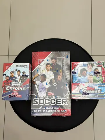 Sealed 2021 Topps Major League Soccer  Chrome Trading Card Boxes (3 Boxes)