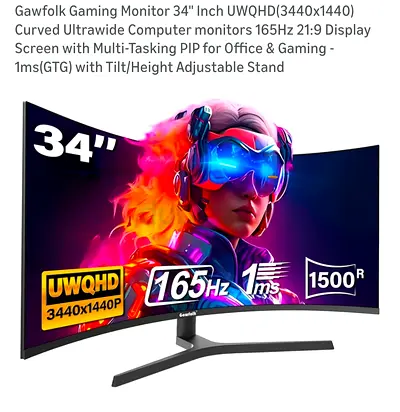 34 UWQHD monitor for sale