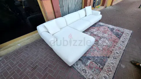 The loom collection amelia L Shape Sofa beige