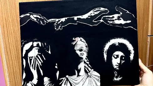 handmade painted canvas