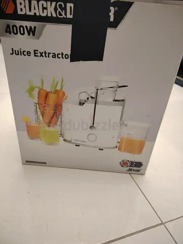 Black  Decker 400W Juice Extractor - White (Boxed)