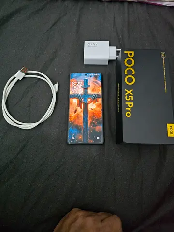 Poco x5 pro 256 gb and 8 gb 100% good condition