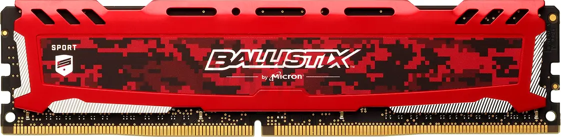Crucial Ballistix Red DDR4 Desktop RAM 8X2GB (performance heatspreader)