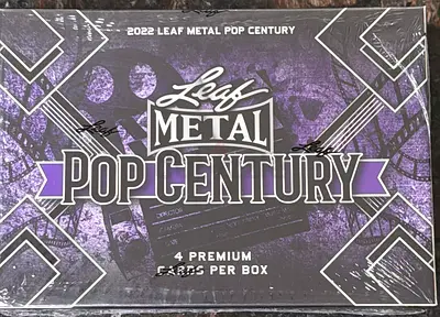 2022 Leaf Metal Pop Century Trading Card Box - Sealed