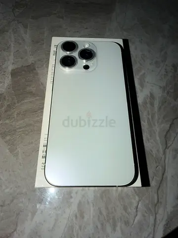 Apple iPhone (with original box) — White titanium - UAE version