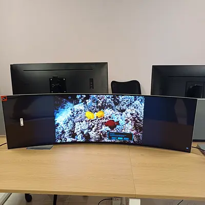 Samsung 49 (124.4cm) Odyssey OLED G9 Curved Gaming Monitor Dual QHD 5120 x 1440|240Hz LS49DG930S