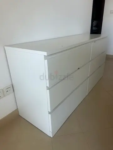 Drawer Dresser IKEA MALM 6 White