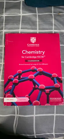 Cambridge Igcse International Chemistry Book 5th edition