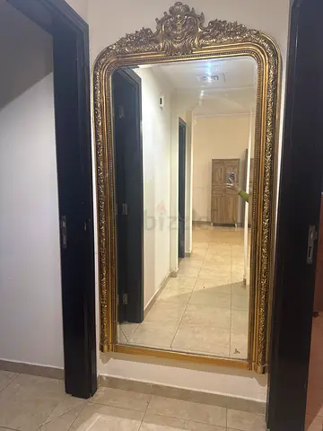 Large Ornate Gold Full-Length Mirror - Classic Baroque Style