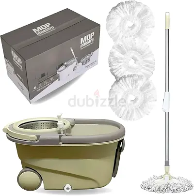 360° Rotating Microfiber Spin Mop  Magic Bucket Set | Adjustable Handle