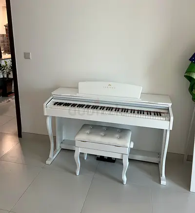 Steiner DP-800 Digital White Piano