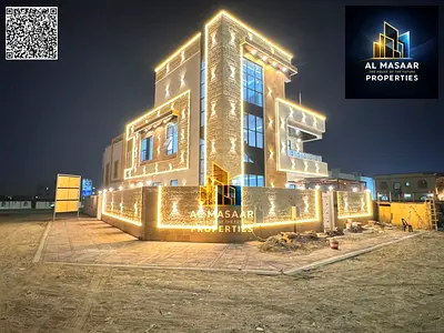 Luxury villa for sale directly from the owner, including electricity, water, and air conditioning, with a private pool. Prime location directly on the