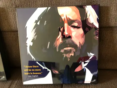 Pop art by Keetatat (Unused) - Eric Clapton