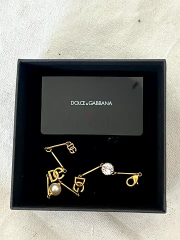 Dolce  Gabbana Bracelet with DG logo and gems