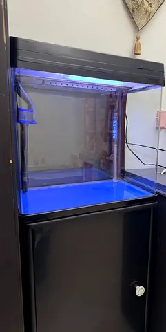 Complete 60cm Aquarium Tank with Cabinet and LED Lighting
