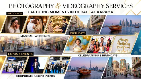 Professional Photography  Videography Services in Al Karama 📸🎬