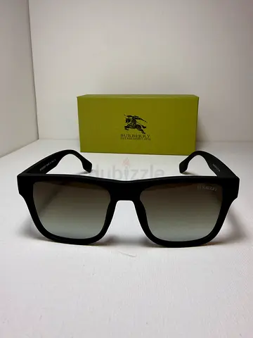 Black Polarized Burberry Sunglasses with Case - Unisex, New