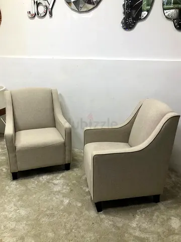 2-Fabric Arm chairs