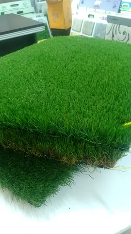 Artificial Grass Turf Sample - Green Synthetic Lawn Piece