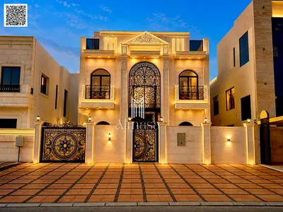 Luxury Classic Villa for Sale on a Main Road in Ajman High-End Personal Finishing | Freehold | Registration Fees Included | Bank Financing Available