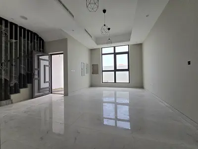 فيلا جديدة أول ساكن للإيجار السنوي في منطقة حوشي الشارقة بتصميم مودرن فاخر وتشطيبات راقية بجودة عالية مناسبة للعائلات الباحثة عن الراحة والخصوصية