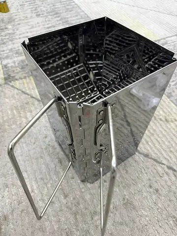 Portable Foldable Stainless Steel Charcoal Grill / BBQ