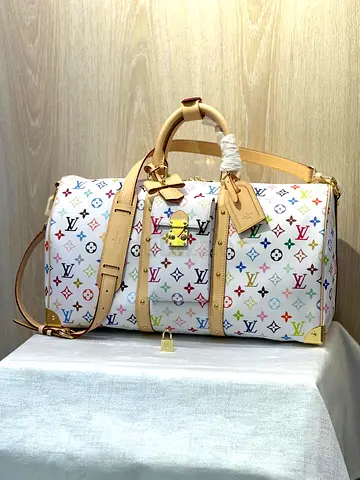 Louis vuitton × Takashi Murakami keepall