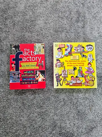 The Facts Factory 4-Book Set – Wildlife, Civilizations, Curiosities, Historic Dates