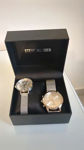 Pair of Steve Madden Watches for Man and Woman
