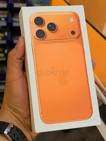 Apple iPhone 17PROMAX (sealed box) - Orange, Triple Camera 2 physical sim