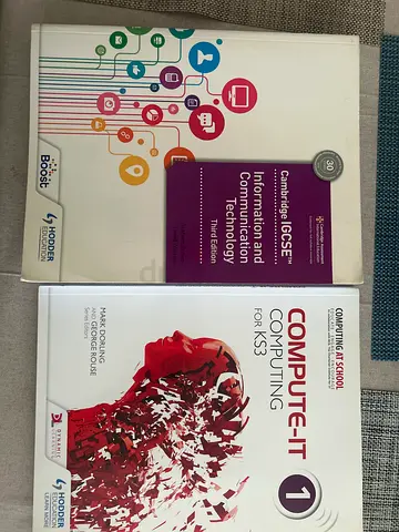 Cambridge IGCSE ICT Third Edition + Compute-IT 1 (KS3) - Set of 2 Textbooks
