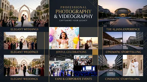 🎥 Creative Media Production Services in Aljada, Sharjah