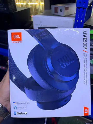 JBL Live 500BT Wireless Over-Ear Headphones - Used, Boxed